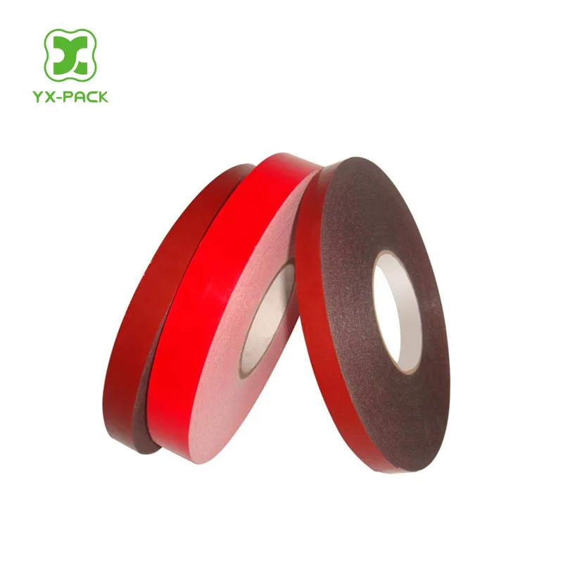  Уплотнительная лента сделано в Китае красная Двухсторонняя клейкая 30 мм x 5 м круглая акриловая