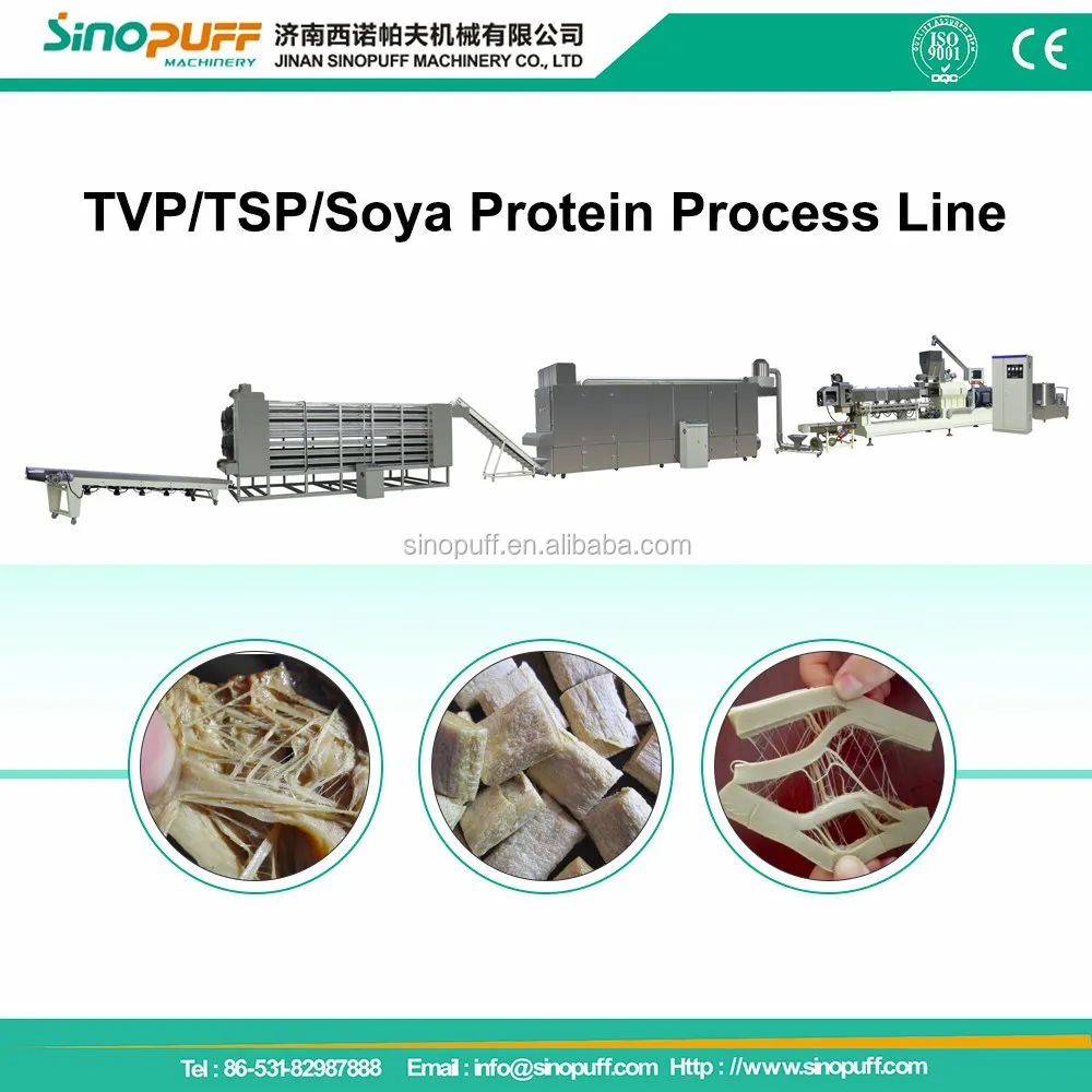 High Moisture Soya Pea Protein Vegetarian Meat Analog Making Machine