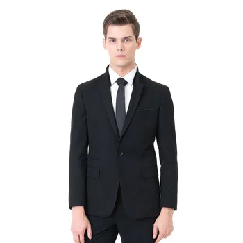 Black 2 Pieces BUSINESS MAN SUIT Office Suits Slim Fit Coat Pant Men Suit