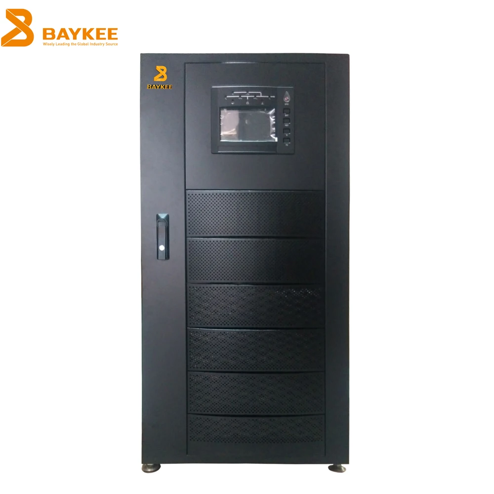 Baykee three phase 6kva 10kva low frequency ups 380V 400V 415V pure sine wave
