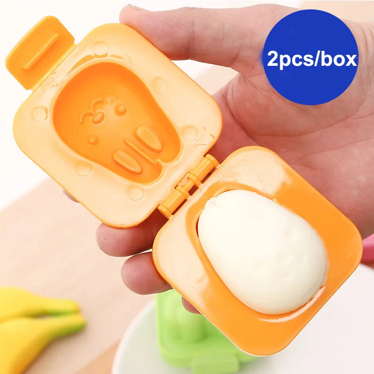 Cartoon Sushi Rice Decorating Mold DIY Cute Boil Egg Mold Kitchen Supply (Bear and Rabbit)