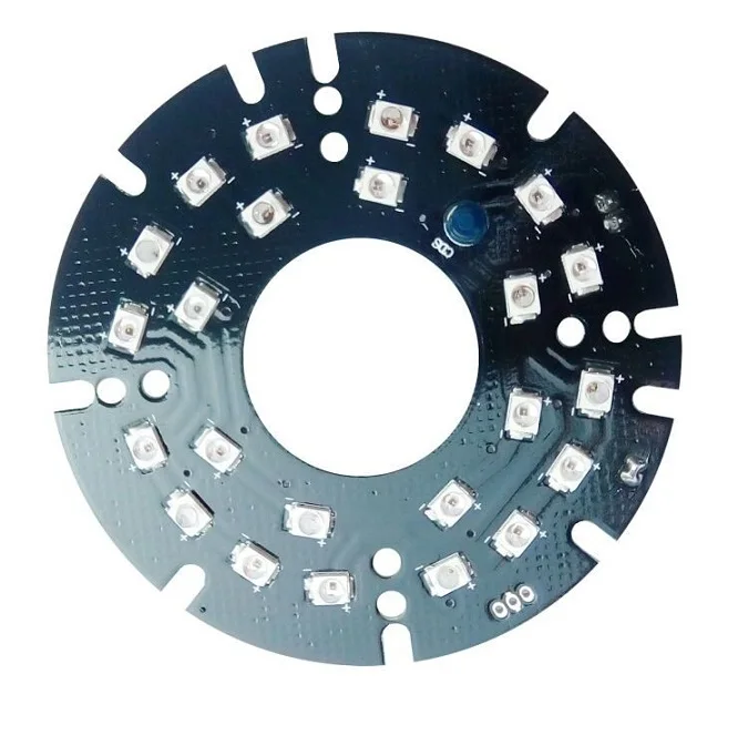 
2017 new type 24pcs infrared smd led 850nm night vision for cctv camera 