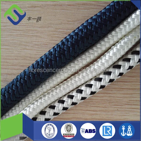 Двойной оплеткой полиэстер док лески веревка 3/8 * 600ft