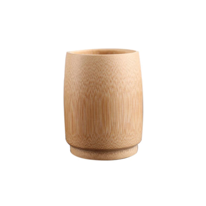 Wholesale 100% natural eco friendly bamboo cup custom logo  tableware bamboo tea cup
