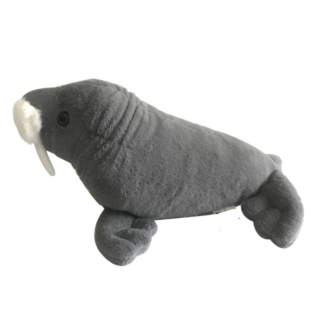 Customized   Super Soft Realistic Toy Stuffed Animal Plush Wild Walrus for kid