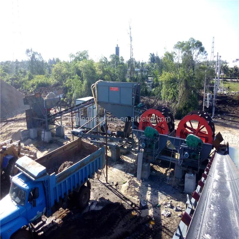 Mud clay removal sand cleaning equipment/machine