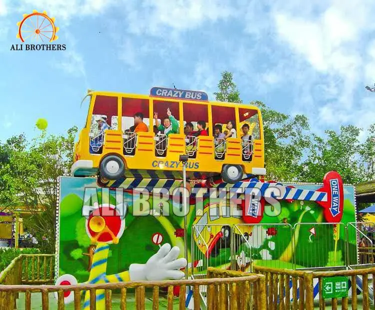
outdoor playground equipment amusement park crazy bus rides mini miami ride for sale 