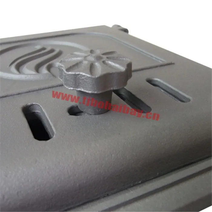 
Best european style popular cast iron wood stove door 