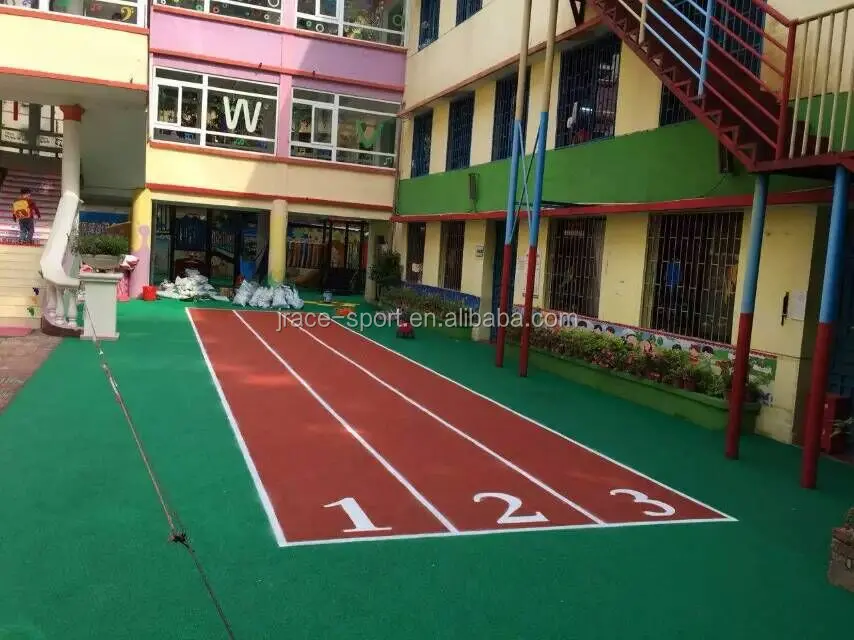 Kindergarten indoor/outdoor softy rubber playground flooring