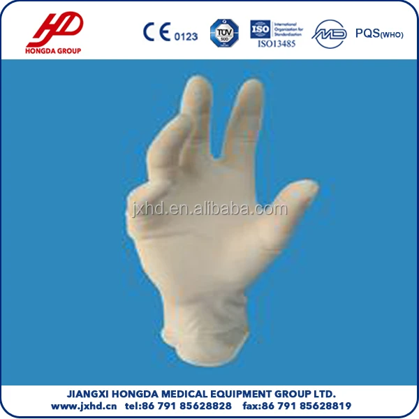 Powdered And Powder-free Latex Surgical Gloves Size 6.5 7 7.5 8 8.5