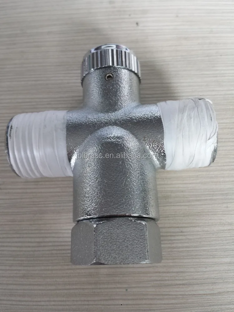 
 Кованая латунь, хромированная четырехсторонняя Тройная труба, фитинг, завод  