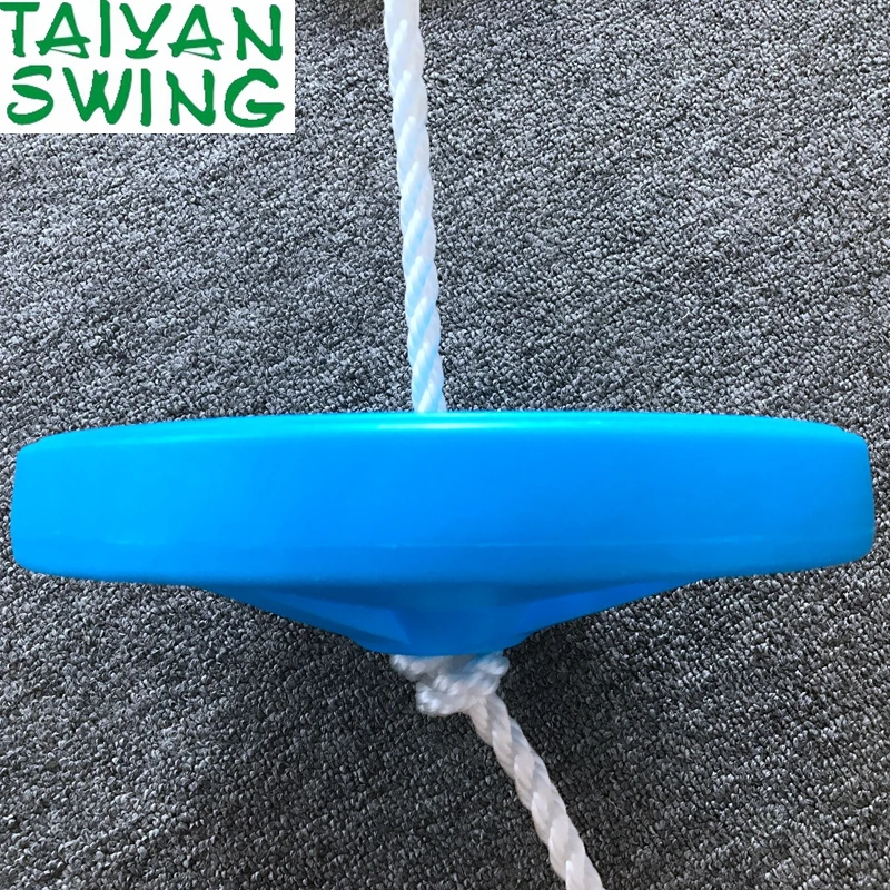 
Children Outdoor Monkey Disc Swing Seat with Knotted Rope 
