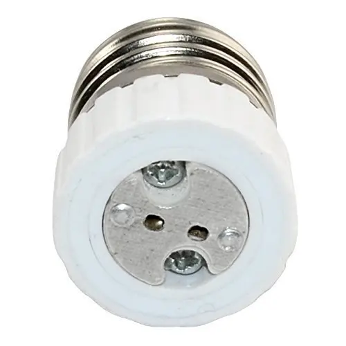E26/E27 to MR16 Converter, E26/E27 Edison Screw to MR16 - Bi Pin GU5.3 Base Socket Adapter Converter
