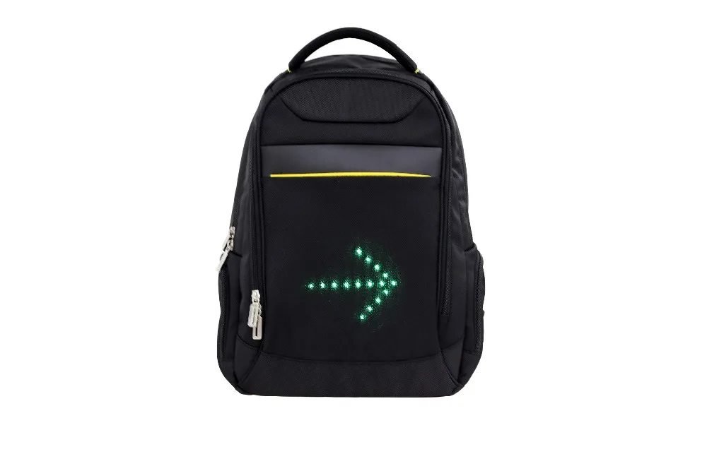 New Remote Controlled Safety Led Light Safety Signal Cycling Backpack Laptop Backpack