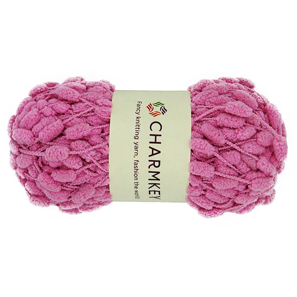 
crochet pom pom ruffle scarf fishnet yarn for knitting scarf 