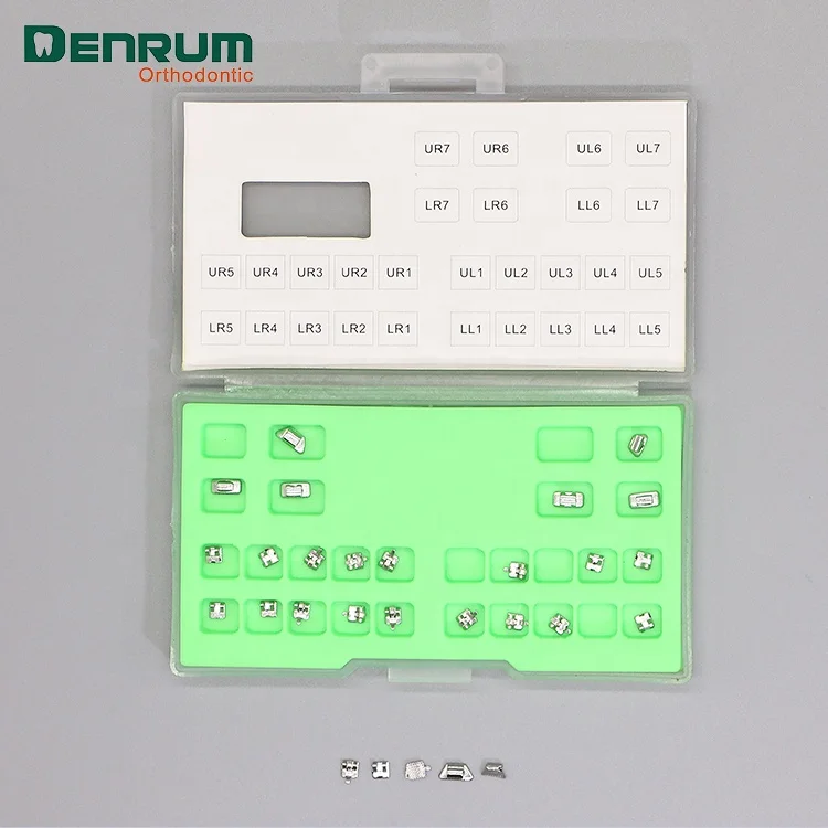
Metal dental orthodontic 2D lingual bracket 345hooks with CE,ISO 