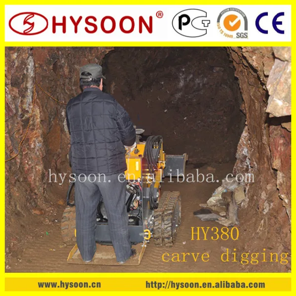 23hp мини колес компактный подземной добычи погрузчик