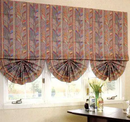 KECO manual roman blind and roman shade kit with quality fabric