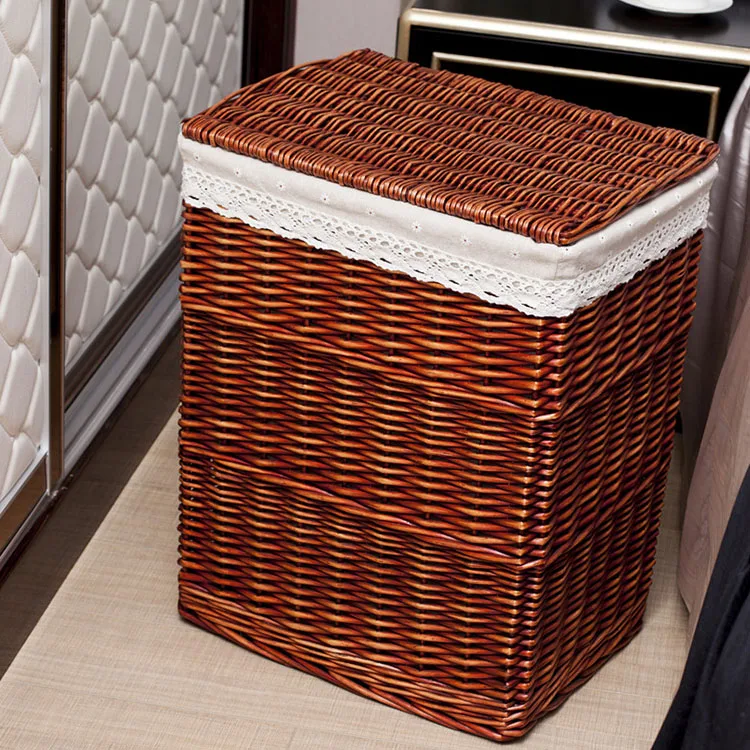 factory price storage wicker basket laundry basket for sale