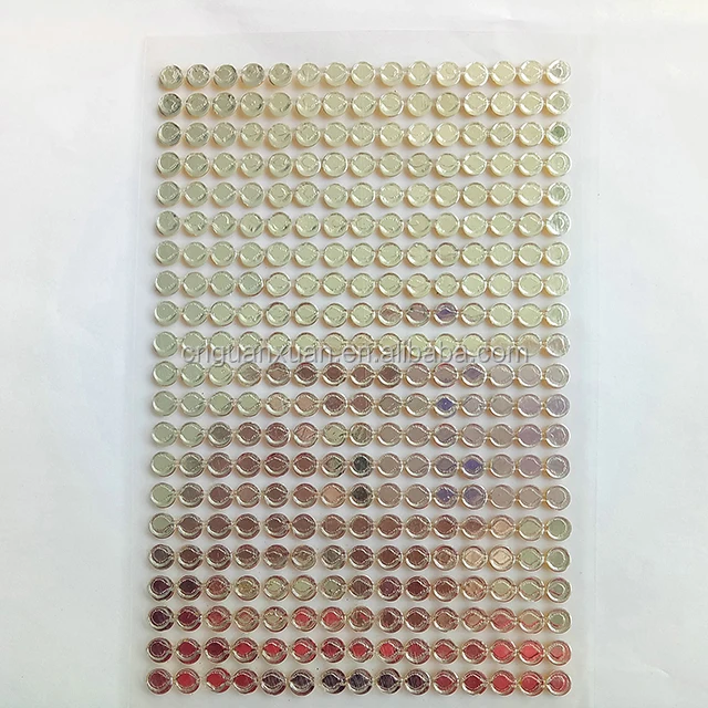 315 pcs diy crystal gem jewelry sticker adhesive rhinestone sheets