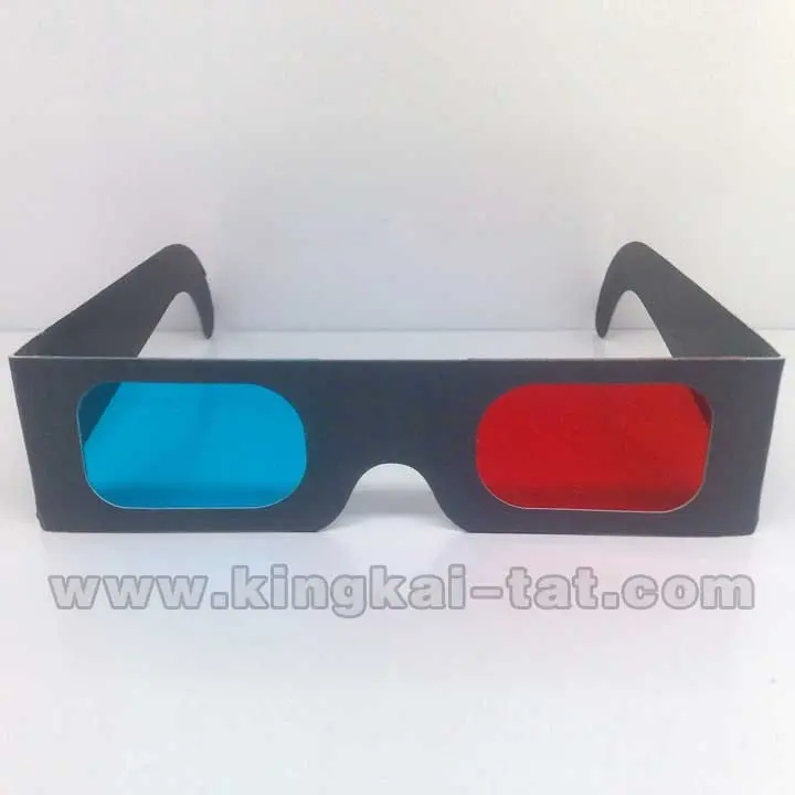 
Custom Logo Promotional Gifts Anaglyph Paper Red Cyan 3d Glasses 