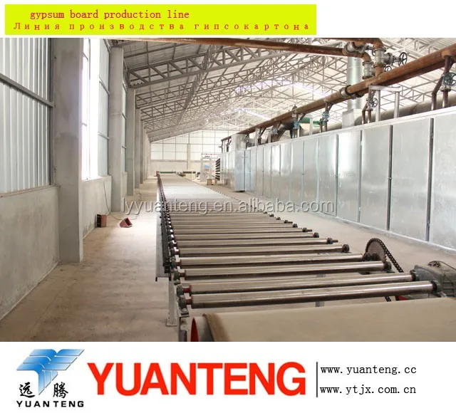 Gypsum board production line