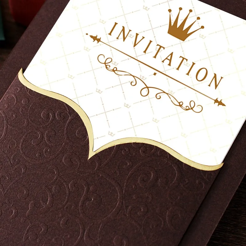 
Customized Luxury Creative Cute Fancy Small Mini Pockets Thank You Card Blank Invitation Cards 