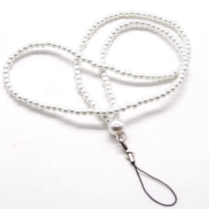 Высококлассный индивидуальный жемчужный шейный ремешок для мобильного телефона