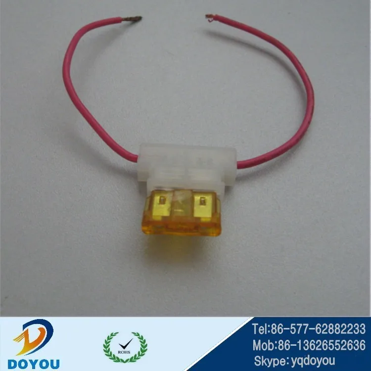 
Auto plug in standard auto fuse with blade fuse with wire  (1740634357)
