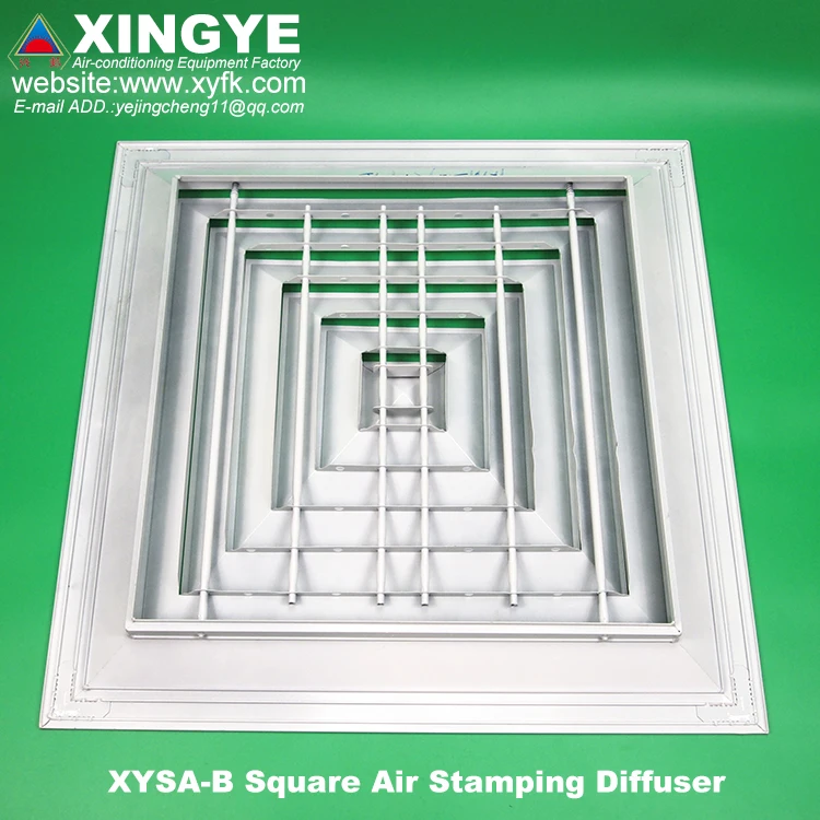 
HVAC air conditioner Super low price ventilation good quality stamping louver grille diffusers air duct vent XYSA-B600 