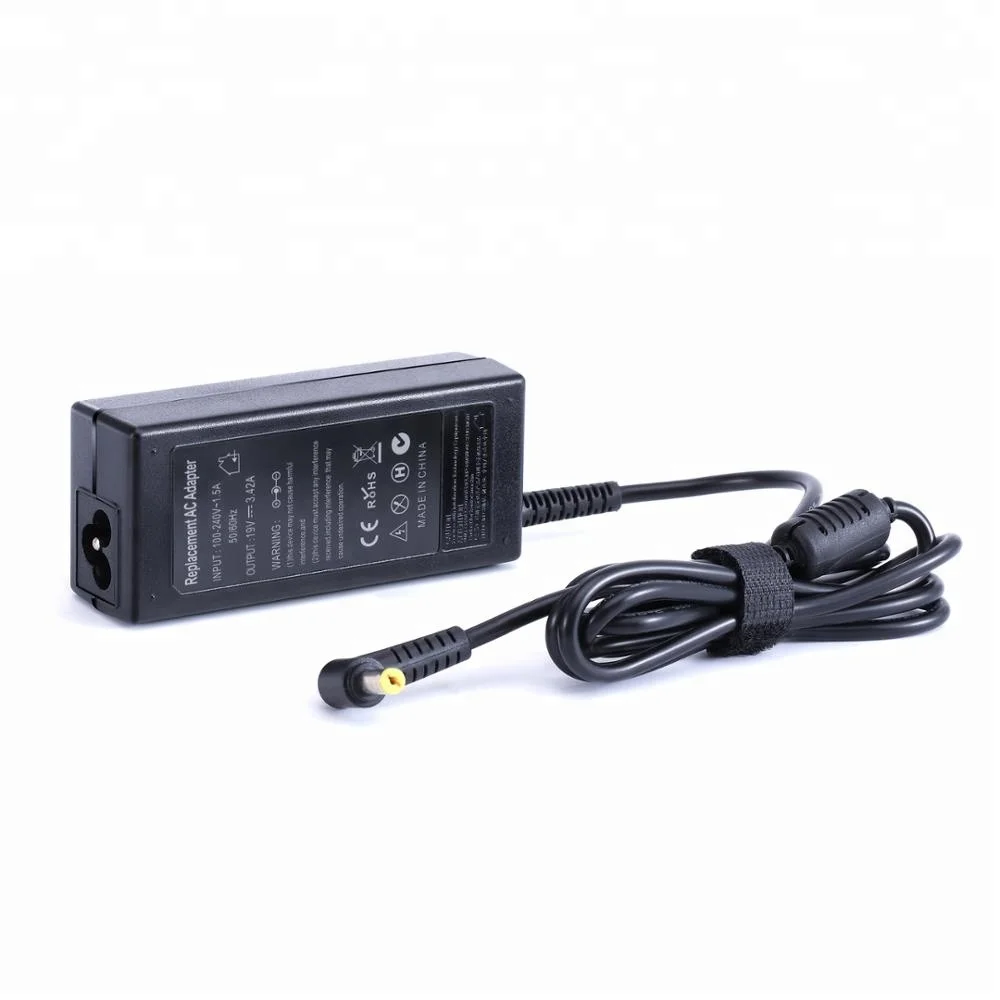 Ноутбук адаптер переменного тока для DELTA/ACER 65W 19V 3.42A с 5,5*1,7 мм Желтый pin-код