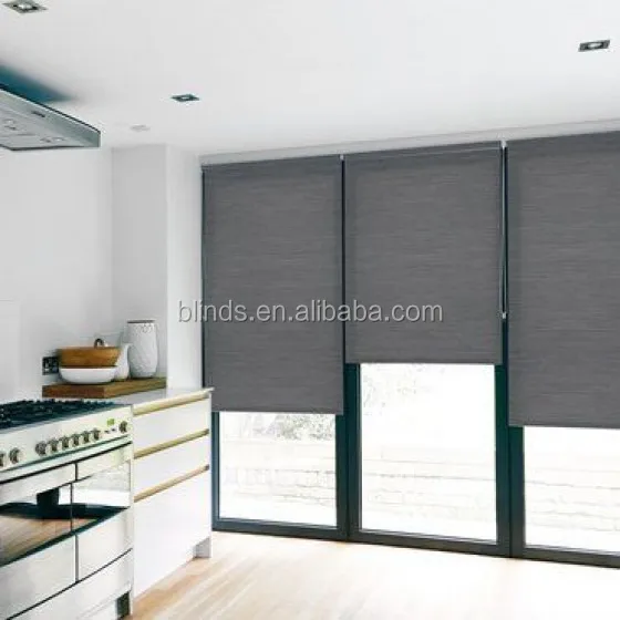 Fireproof Cord Operation Roller Blinds Shade Shutter For Office/ Bed Room