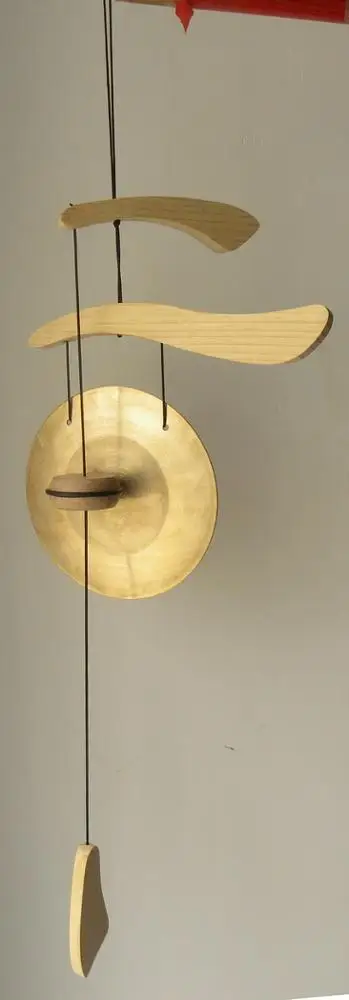 Wooden Gong Chime with stand