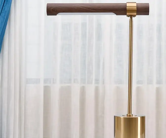 Home decorative reading light wooden table lamp