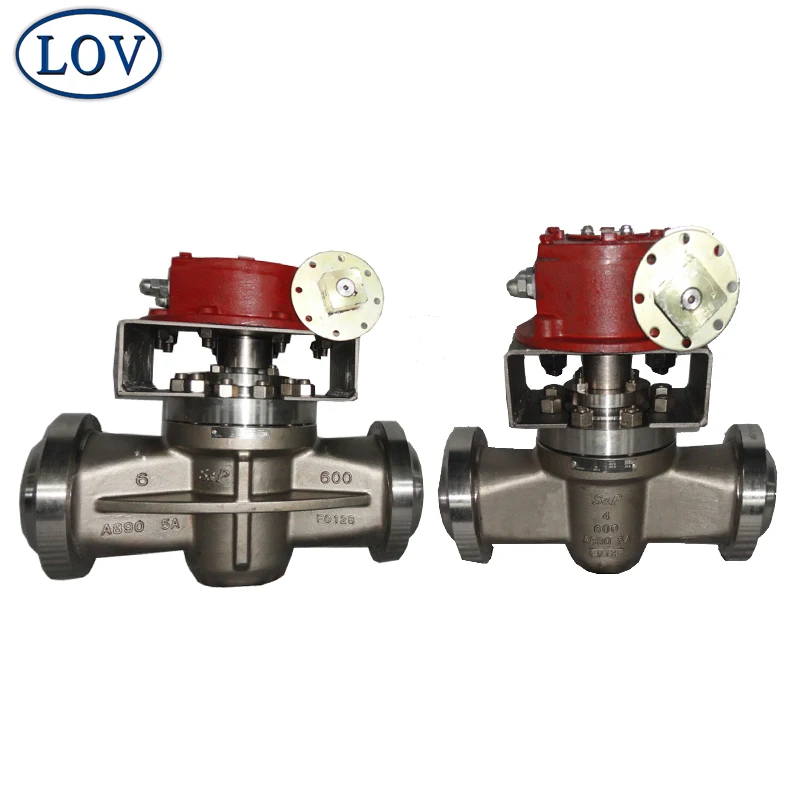 
Special Material Alloy Super Duplex A890 5A(UNS 2507) PTFE Sleeve Plug Valve 