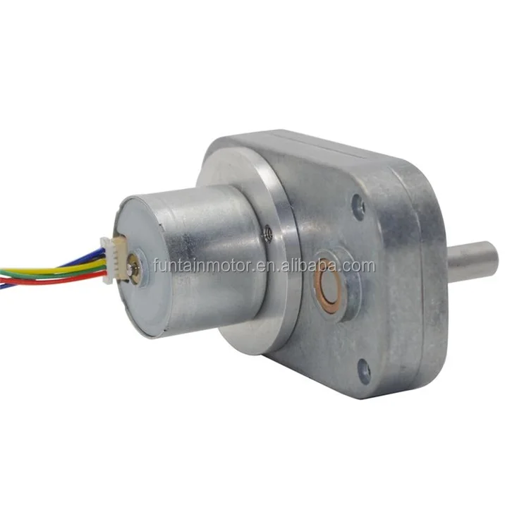 64mm*38mm spur gearbox with long lifetime 24mm brushless dc motor 12v brushless gear motor 38GF2418