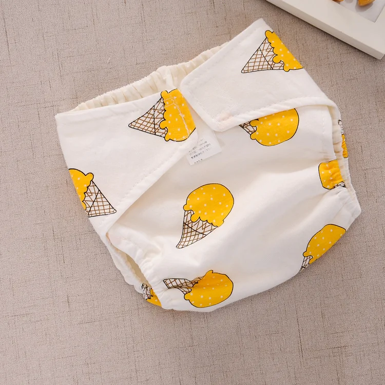 
baby cloth diaper cartoon baby diaper newborn cotton training pants baby learning pants 