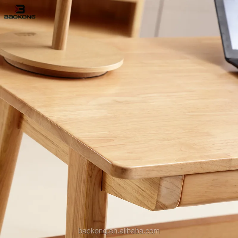 Solid Wood Study Table Modern Study Room Removable Furniture