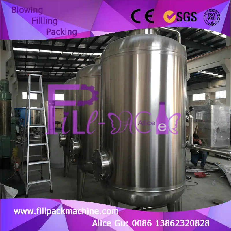 1 T/H RO Drinking Water Equipment with 4040 Membrane for Water Plant
