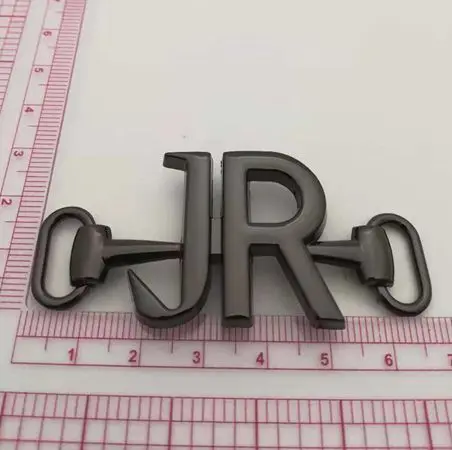 Logo JR  fashion chain for shoes,shoe buckle,metal shoe chain