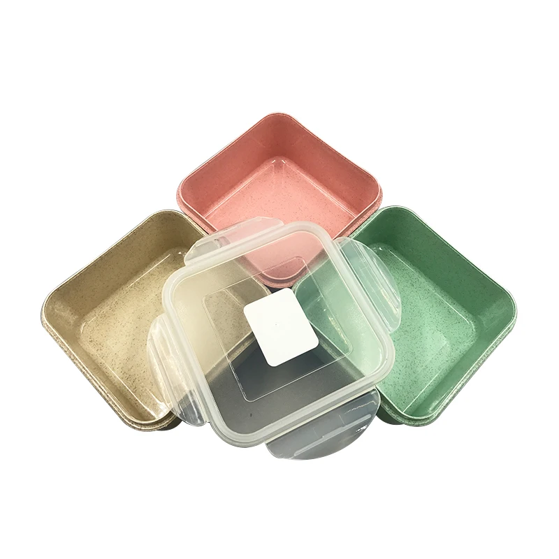 Wholesale Sealed Eco Fiber Wheat 860ml Bento Lunch