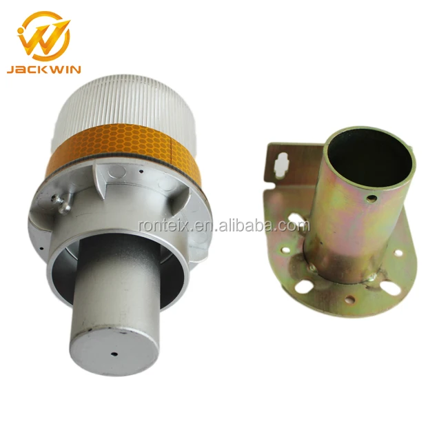 Solar LED Flashing Traffic Marine Warning Light / Solar Blinker Light