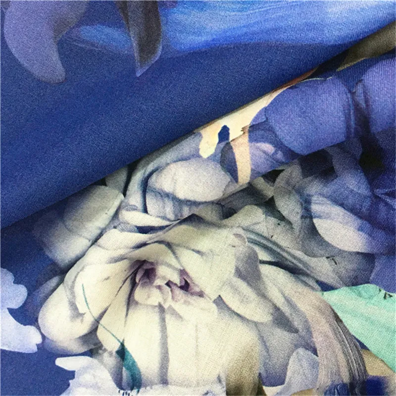 
Wholesale high quality cheap digital printing organic cotton jersey knit waffle fabric for bedding 