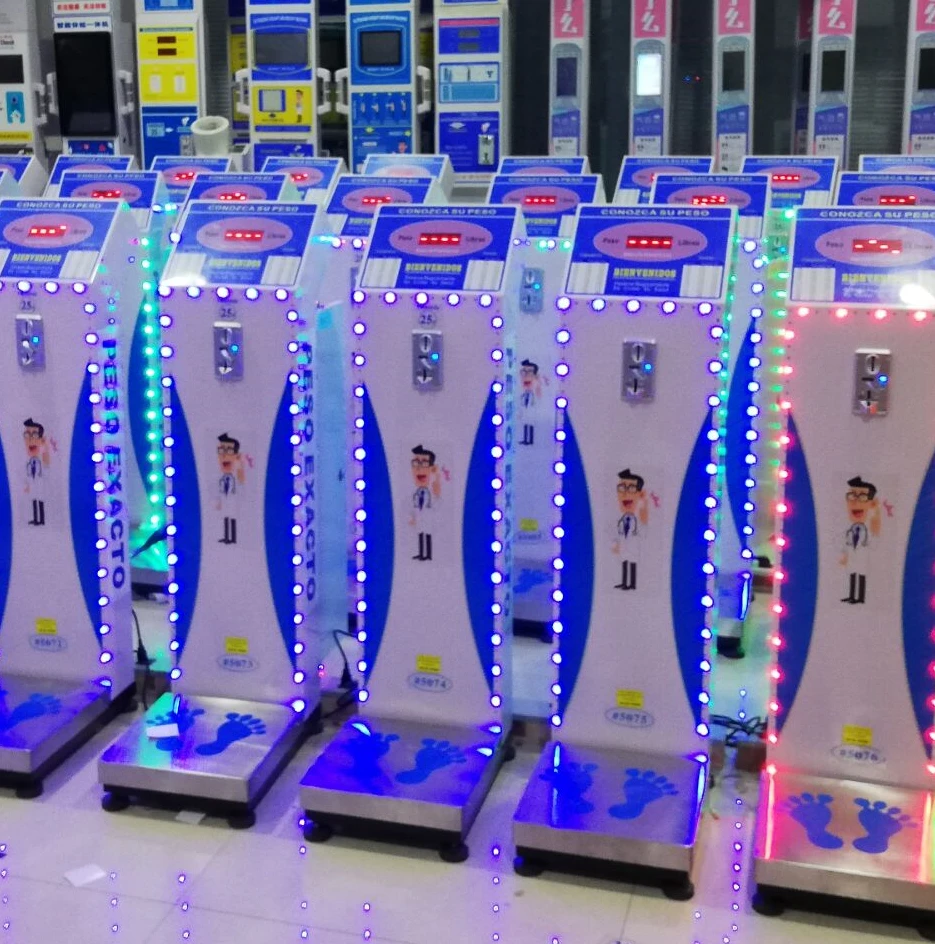 DHM-3 Coin weighing luggage scale  with LED Light