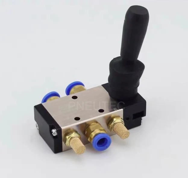 PNEUTEC 5 way 4H210-08 Port 1/4 BSP 4H210-06 1/8 BSP Manual control directional reset type Pneumatic hand pull valves