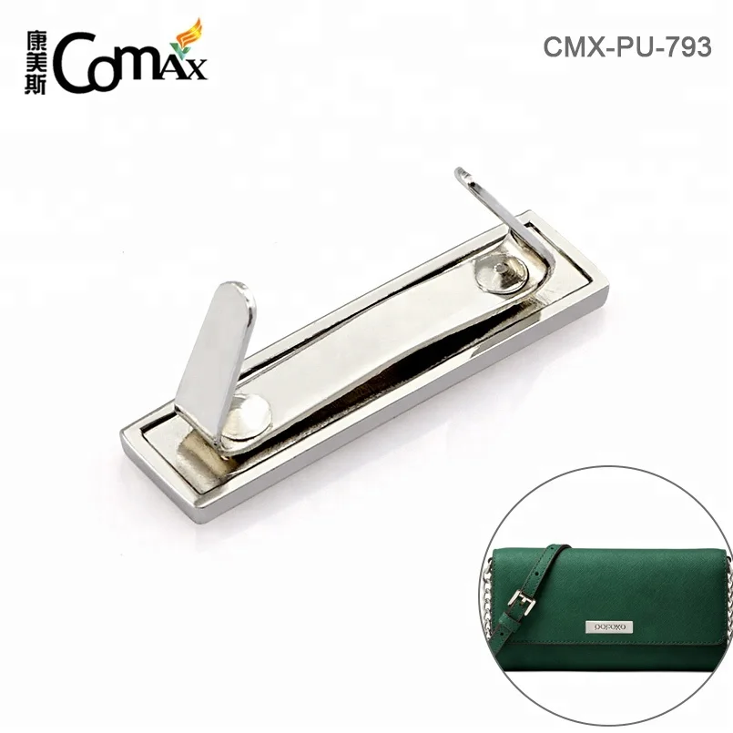 30mm Nickel Engraved Logo Metal Plate for Purse and Bags