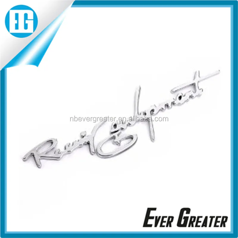 Custom car badges auto emblems, 3d car emblem, metal letters for car emblem