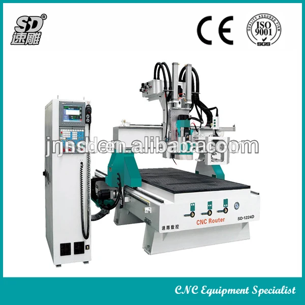 Sd1224d деревообрабатывающие машины центр/увд гравировальные станки с чпу/cnc резьба маршрутизатор