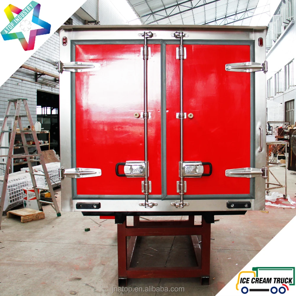 ColdKing 2.7m refrigerated truck body with eutectic cold plate for hyundai H100 chassis ice cream transportation truck body