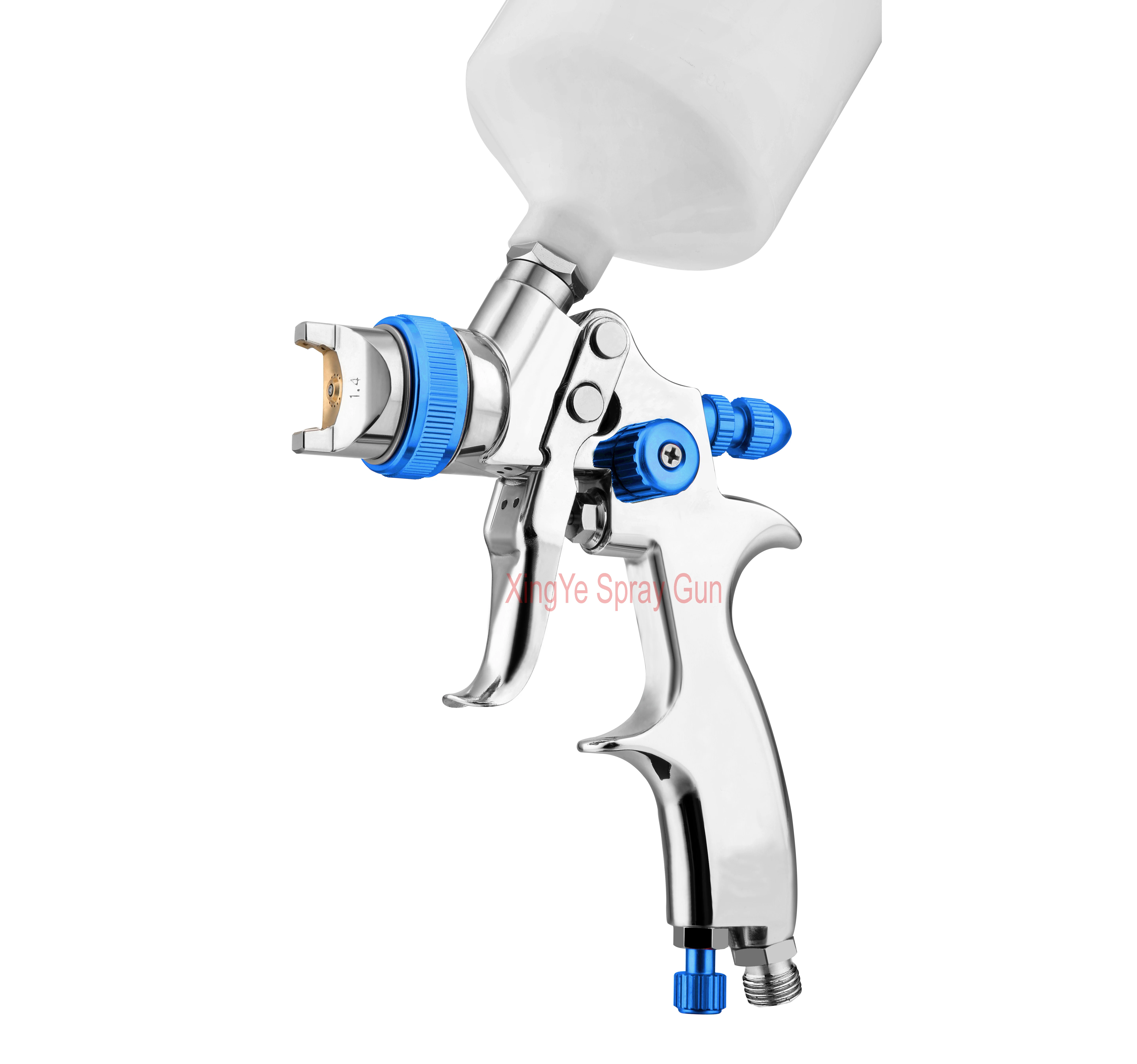 Professional Series M-2000GL HVLP Spray Gun with 1.4 mm Tip for Base Coats Metallic Paint Whole Car Spraying